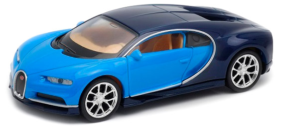 Модель машины Welly Bugatti Chiron 1:38