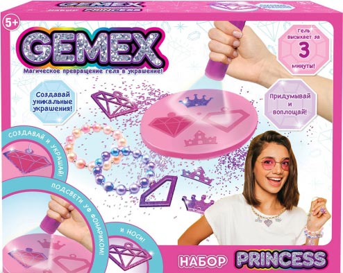 Набор для создания украшений и аксессуаров Gemex, Princess