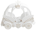 Кровать для кукол Манюня из коллекции Shining Crown белоснежный шёлк