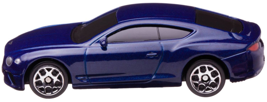 Машина металлическая The Bentley Continental GT 2018, без механизмов, синяя