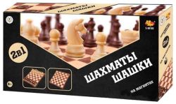 ABtoys 2 в 1 Магнитные шахматы, шашки