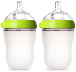 Набор бутылочек для кормления Comotomo, цвет зеленый Natural Feel Baby Bottle 250 мл