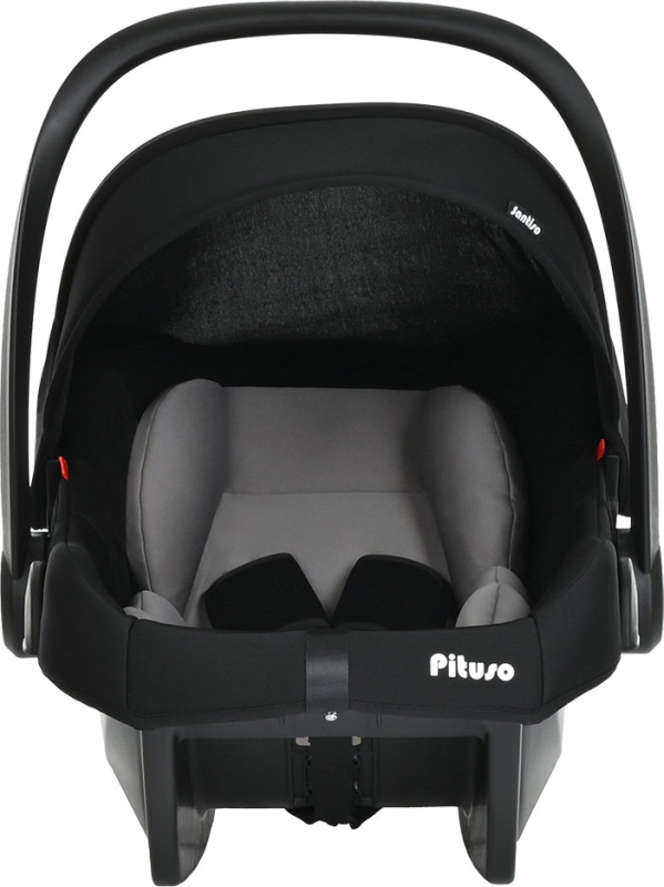 Удерживающее устройство Pituso для детей 0-13 кг Santiso Black Grey/Черно-Серый