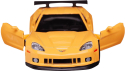 Машина металлическая Chevrolet Corvette C6-R RMZ City, жёлтая, масштаб 1:32