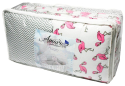 Бортик в кроватку 12 подушек-бортиков AmaroBaby Фламинго малиновый