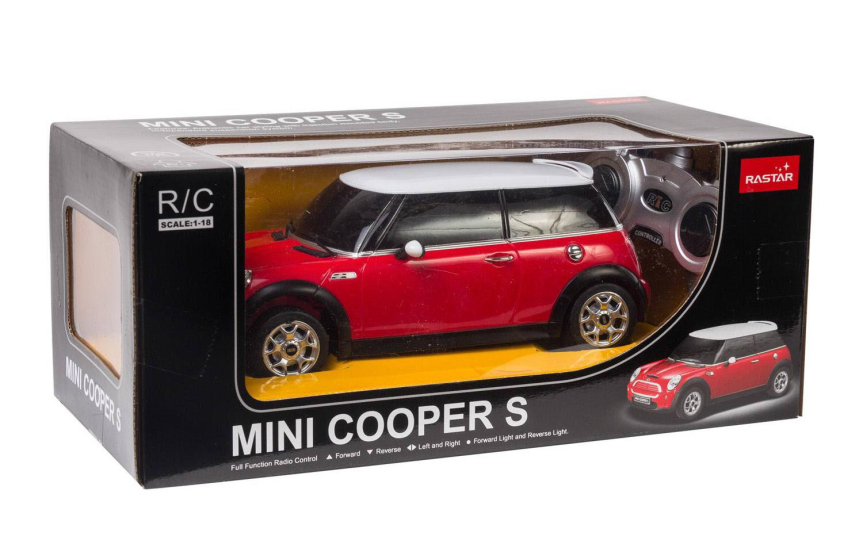 Радиоуправляемая машина Rastar Mini Cooper 1:24 красный