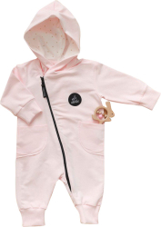 Комбинезон Bunnyphant для малыша, размер 92, peach effect, розовый