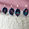 Набор свечей Страна Карнавалия в торт Космос, 4×4,4см, 4 шт