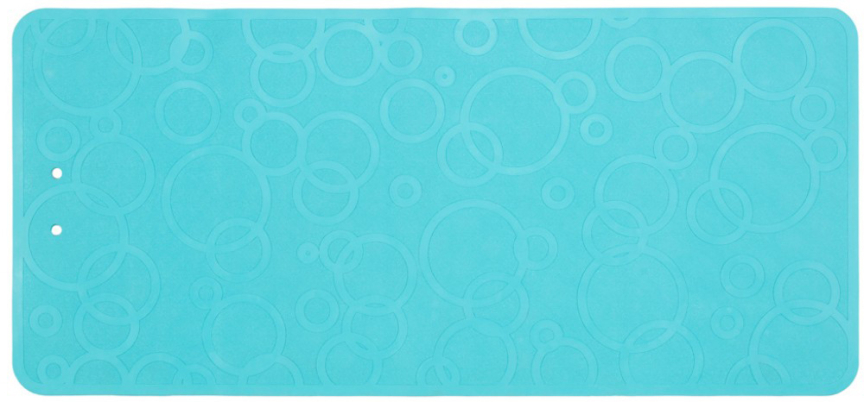 Антискользящий резиновый коврик для ванны Roxy Kids аквамарин