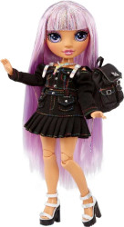 Кукла Rainbow High Junior Айвери Стайлс с фиолетовыми глазами с аксессуарами, 24 см