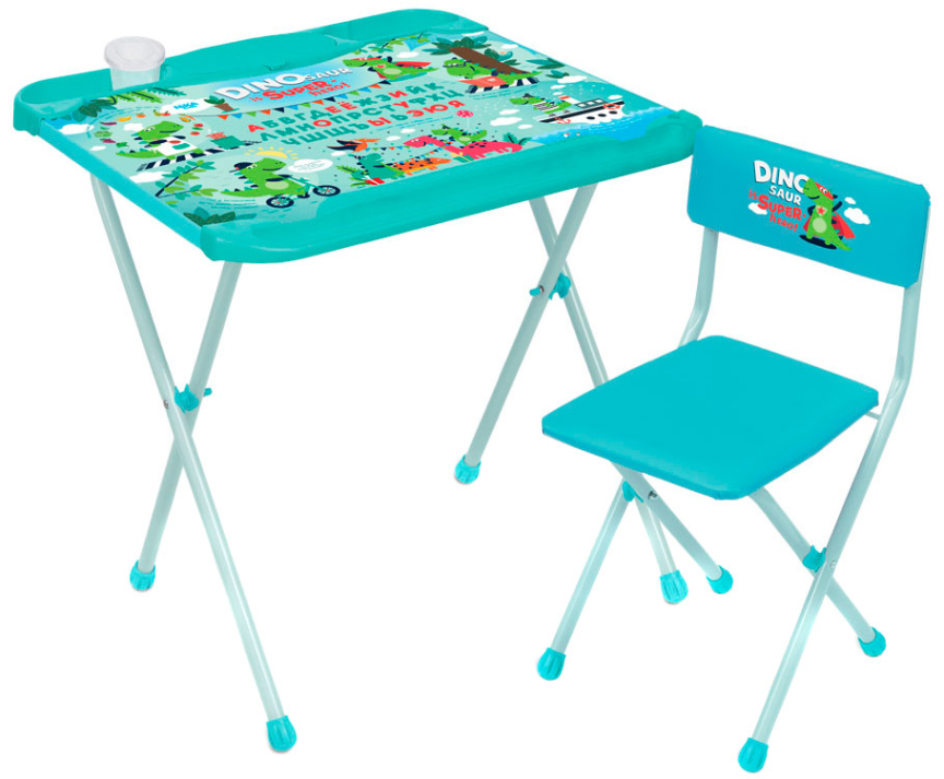 Набор мебели Nika Kids стол+стул с Динозавриком