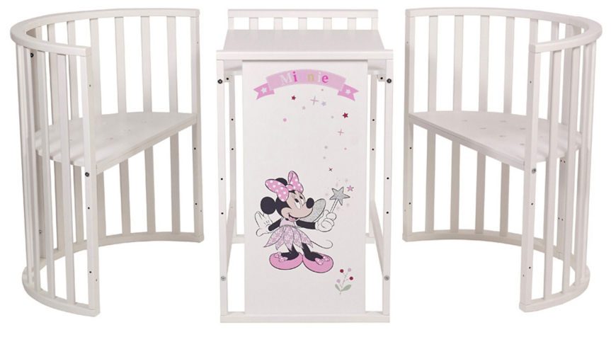Кроватка Polini kids Disney baby Минни Маус-Фея белый
