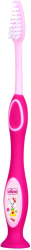 Зубная щётка с присоской Chicco розовый