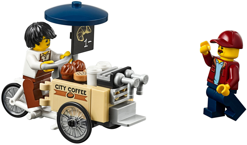 Конструктор LEGO City 60233 Открытие магазина по продаже пончиков