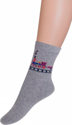 Носки детские Para socks N1D11 серый меланж 12