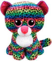 Мягкая игрушка TY Beanie Boo's Многокрасочный леопард Dotty 40 см