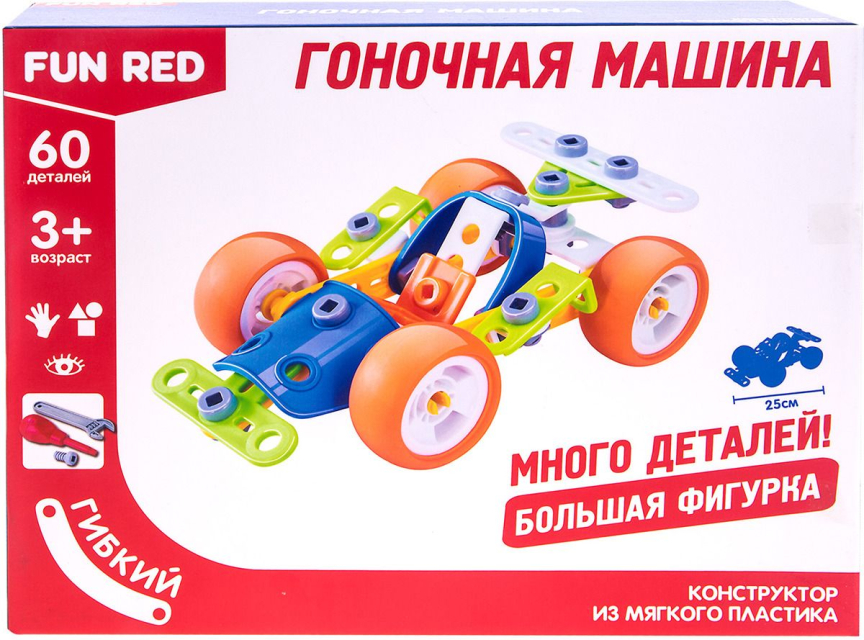 Конструктор гибкий Fun Red Гоночная машина 60 деталей