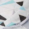 Наволочка к подушке для беременных AmaroBaby Exclusive Soft Collection  Треугольники 340х35 см