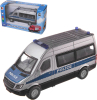 Машинка-микроавтобус ABtoys Полиция, металлическая, с открывающими дверцами