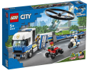 Конструктор LEGO City 60244 Полицейский вертолётный транспорт
