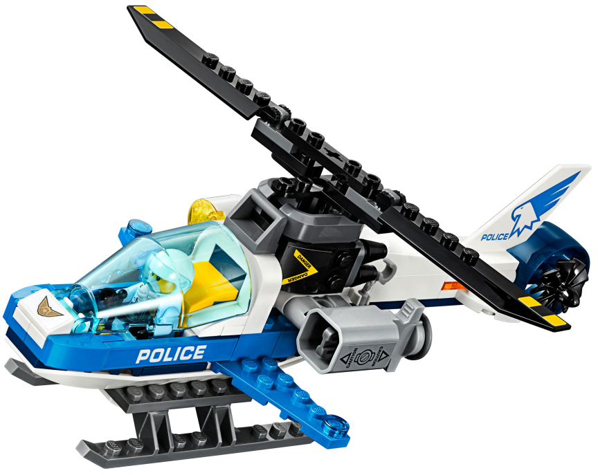Конструктор LEGO City 60207 Воздушная полиция: погоня дронов