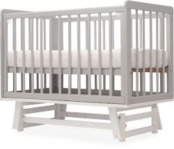 Кроватка детская Incanto Anniken серый, белый, маятник