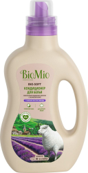 Экологичный кондиционер для белья с эфирным маслом ЛАВАНДЫ и экстрактом хлопка, концентрат BioMio. B