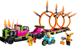 Конструктор Lego City Трюковый грузовик и огненное кольцо