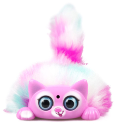 Мягкая игрушка Tiny Furries Fluffy Kitty котенок Lili фиолетовый
